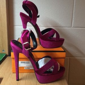 Velvet Heels Berry (Purple) Color *Never Worn*